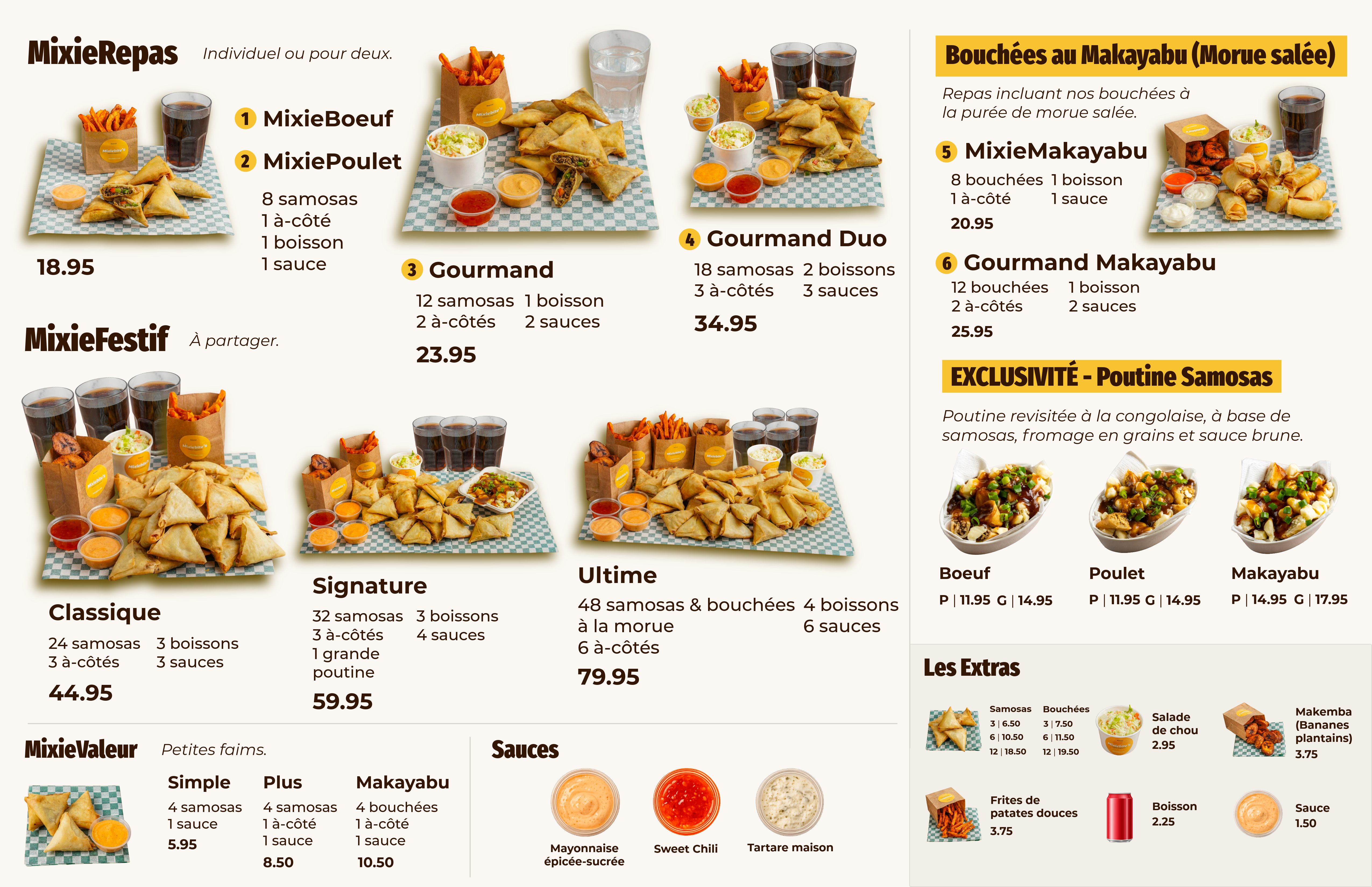 Mixiebite's Official Menu